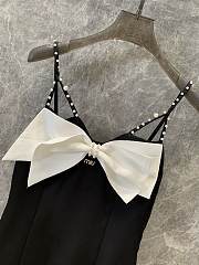 Miumiu Ribbon Black Sundress - 3