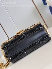 Louis Vuitton GO-14 MM Black Patent Leather Bag - 23*16*10cm - 6