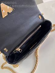 Louis Vuitton GO-14 MM Black Patent Leather Bag - 23*16*10cm - 4