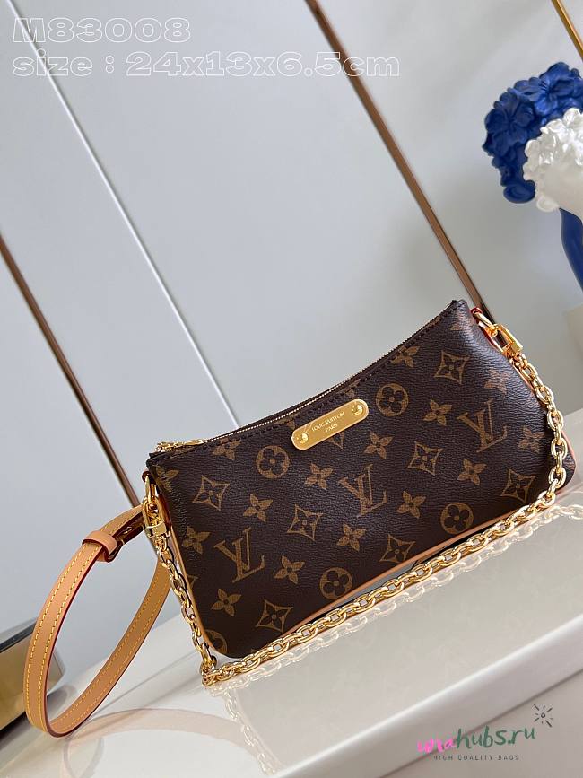 Louis Vuitton Liv Pochette Monogram Shoulder Bag - 24*13*6.5cm - 1