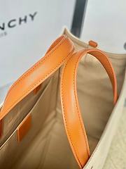 	 Givenchy Canvas Orange Tote - 37*13*26cm - 6