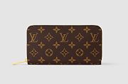 Louis Vuitton Brown Monogram Zippy Long Wallet - 19cm - 1