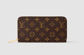 Louis Vuitton Brown Monogram Zippy Long Wallet - 19cm