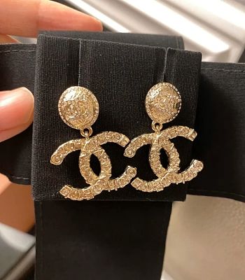 Chanel Gold Drop Earrings