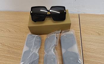 Burberry Black Square Sunglasses