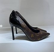 Louis Vuitton Monogram Brown Leather Heels EU40 - 1