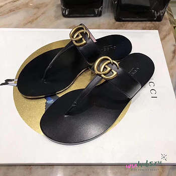 Gucci Black Slides EU39