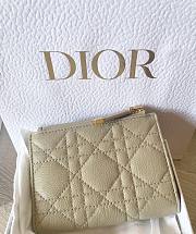 Dior Caro Dahlia Wallet Sand Color - 11.5 x 9 x 2 cm - 6