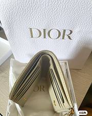 Dior Caro Dahlia Wallet Sand Color - 11.5 x 9 x 2 cm - 5