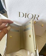 Dior Caro Dahlia Wallet Sand Color - 11.5 x 9 x 2 cm - 4