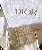 Dior Caro Dahlia Wallet Sand Color - 11.5 x 9 x 2 cm - 3