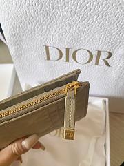 Dior Caro Dahlia Wallet Sand Color - 11.5 x 9 x 2 cm - 2