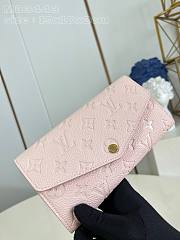 Louis Vuitton Sarah Long Wallet In Light Pink - 19x10.5x2cmq - 1