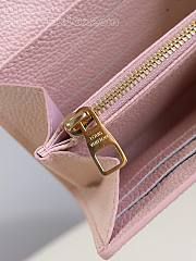 Louis Vuitton Sarah Long Wallet In Light Pink - 19x10.5x2cmq - 6