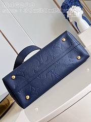 Louis Vuitton CarryAll Monogram Empreinte Handbag Navy Blue - 39x30x15cm - 4