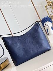 Louis Vuitton CarryAll Monogram Empreinte Handbag Navy Blue - 39x30x15cm - 3