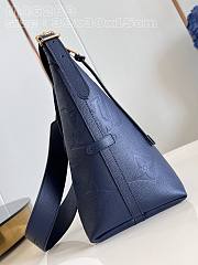 Louis Vuitton CarryAll Monogram Empreinte Handbag Navy Blue - 39x30x15cm - 2