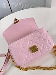 Louis Vuitton Pochette Metis Pale Pink Bag - 21x13x6cm - 6