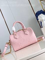 Louis Vuitton Speedy Bandouliere 20cm In Pale Pink - 1