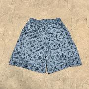 Louis Vuitton Shirt and Short Set Blue Monogram  - 2