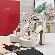 VALENTINO GARAVANI ROCKSTUD CAGED PLATFORM SANDALS 115mm - 2