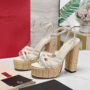 Valentino Raffia Sandals - 1