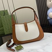 Gucci Small jackie canvas shoulder bag - 27.5x19x4cm - 2