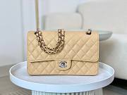 Chanel CF Caviar Leather In Beige - 25cm - 2