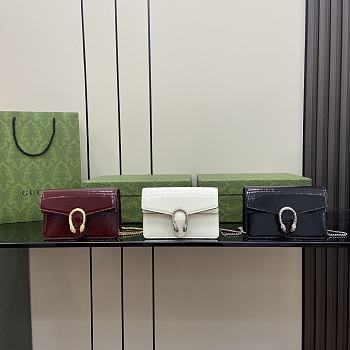 Gucci Dionysus Rosso Ancora Bag - 17.5x11x 6.5cm