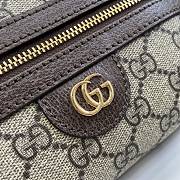 Gucci GG Spreme Double G Shoulder Bag - 18x14x5cm - 4