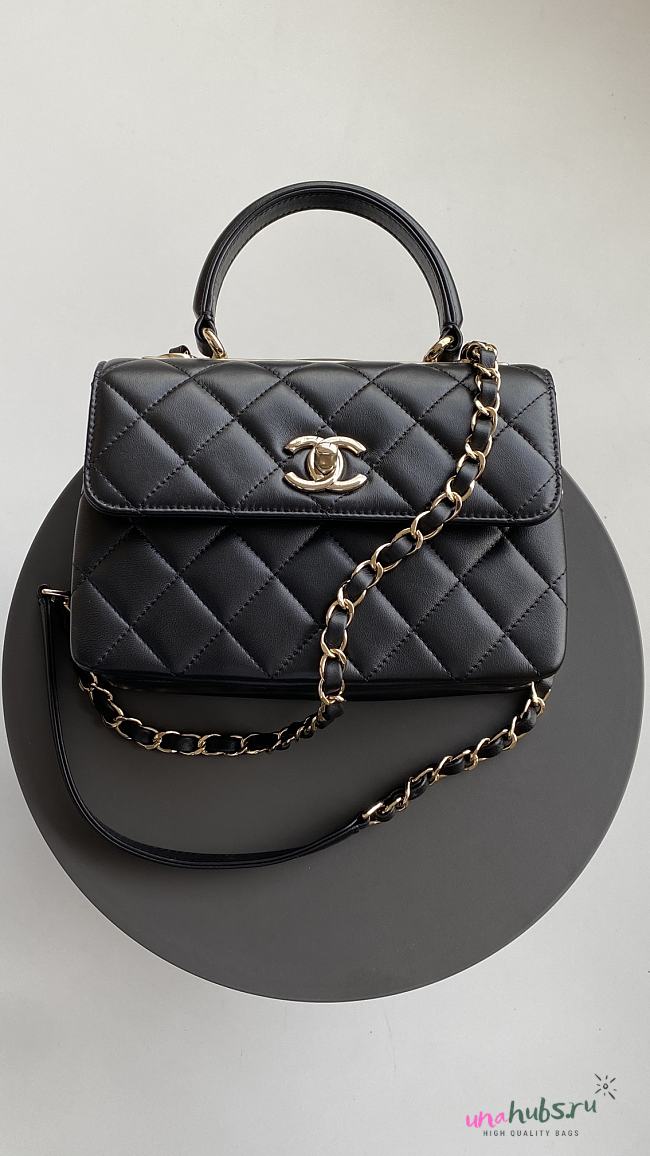 Chanel 24c Trendy CC Black Bag - 19.5*15*8cm - 1