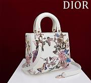 Dior Lady Embroidery Pink Flower And Butterfly - 6