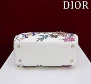 Dior Lady Embroidery Pink Flower And Butterfly - 5