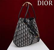 	 Dior Medium Ammi Blue Oblique Bag - 31 x 18 x 13 cm - 6