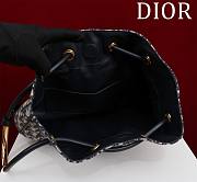 	 Dior Medium Ammi Blue Oblique Bag - 31 x 18 x 13 cm - 5