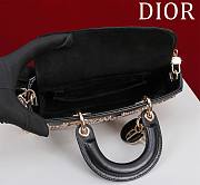 Dior Lady D-Joy Lambskin Pearl Cannage Latte - 21cm - 6