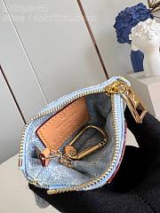 	 Louis Vuitton Coin Purse Denim Monogram - 2