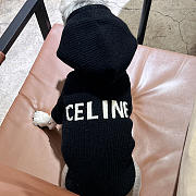 Celine Pet Hoodie Black&Grey - 1