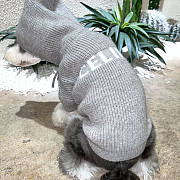 Celine Pet Hoodie Black&Grey - 2