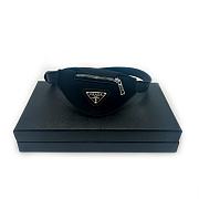 Prada Black Triangle Pet Bag - 3