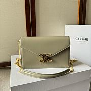 Celine Wallet On Chain Margo In Shiny Calfskin Bag - 19.5x12x4cm - 2