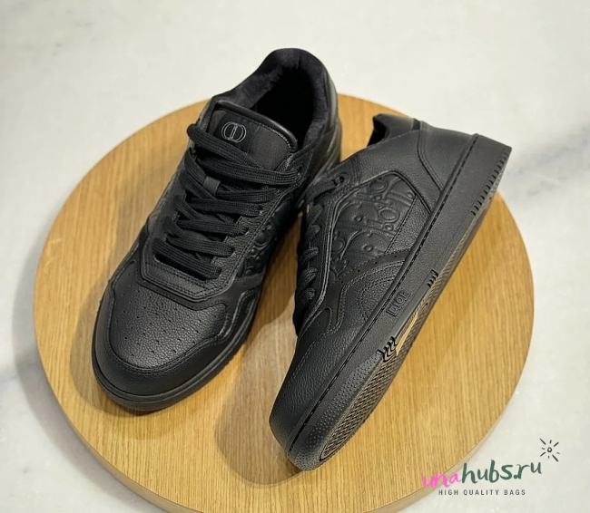 Dior B27 Low Top Sneakers Black - 1