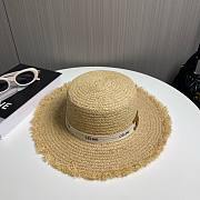 Celine Raffia Bucket Hat - 3