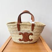 Celine Teen Classic Panier Raffia Tote - 36x25x21cm - 1