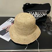 Celine Raffia Bucket Bag  - 4