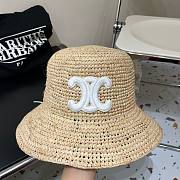 Celine Raffia Bucket Bag  - 2