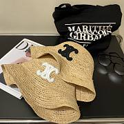 Celine Raffia Bucket Bag  - 1