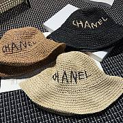 Chanel Raffia Bucket Hat - 1