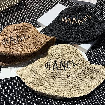 Chanel Raffia Bucket Hat