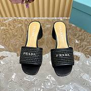 Prada Raffia Sandals High Heels - 3